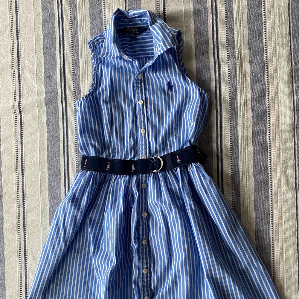 Ralph Lauren sleeveless shirt dress
